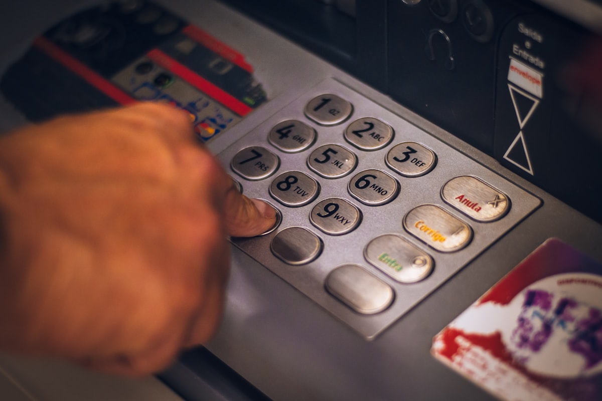 Banking and electronic payment transfer concept