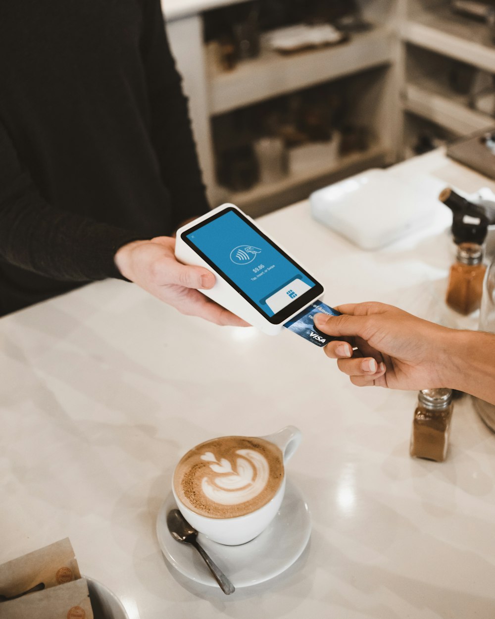 Mobile device used for secure online payments